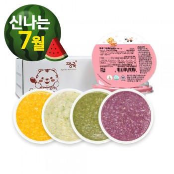 ҉*( ‘ω’ )/*҉ 달콤한 여름나기 ★실온이유식 죽1 [4팩 세트]