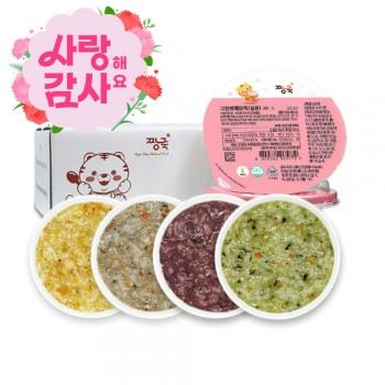 ✿˘◡˘✿ 사랑&감사해요♡ ★실온이유식 죽2 [4팩 세트]