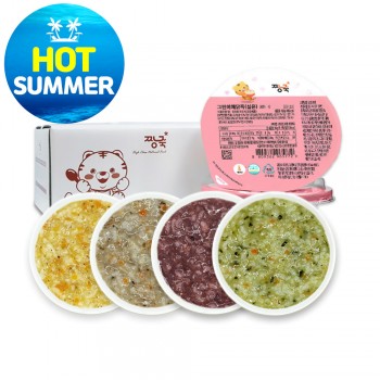 ( ´ ▽ )ﾉ SUMMER Hot Sale! ★실온이유식 죽2 [4팩 세트]