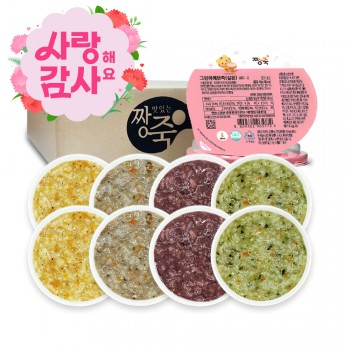 ✿˘◡˘✿ 사랑&감사해요♡ ★실온이유식 죽2 [8팩 세트]