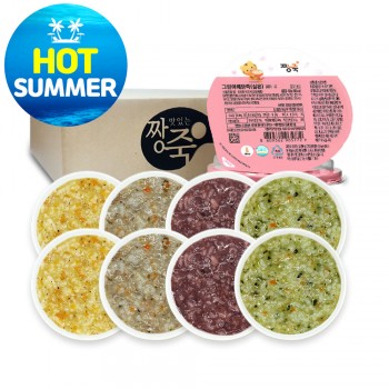 ( ´ ▽ )ﾉ SUMMER Hot Sale! ★실온이유식 죽2 [8팩 세트]