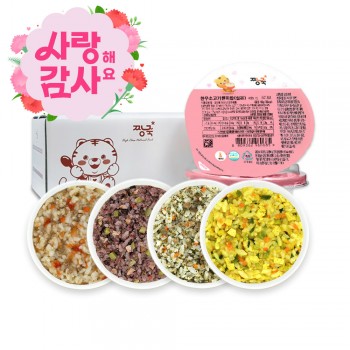 ✿˘◡˘✿ 사랑&감사해요♡ ★실온이유식 아기밥 [4팩 세트]