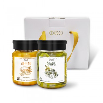 [선물세트] 짱죽 이오이수제청 레몬+청귤 500g / 답례품