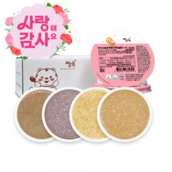 ✿˘◡˘✿ 사랑&감사해요♡ ★실온이유식 묽은죽 [4팩 세트]