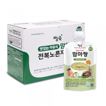 맘마짱 이유식 전복노른자진밥 1박스(10봉)