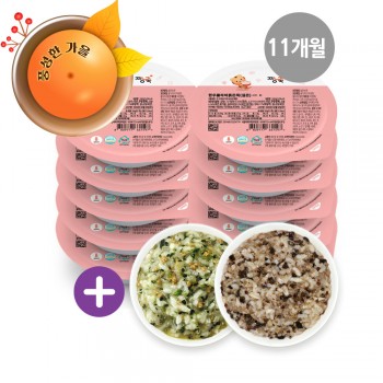 [기획전] 진밥11개월 실온이유식 골고루 10+2팩 증정!